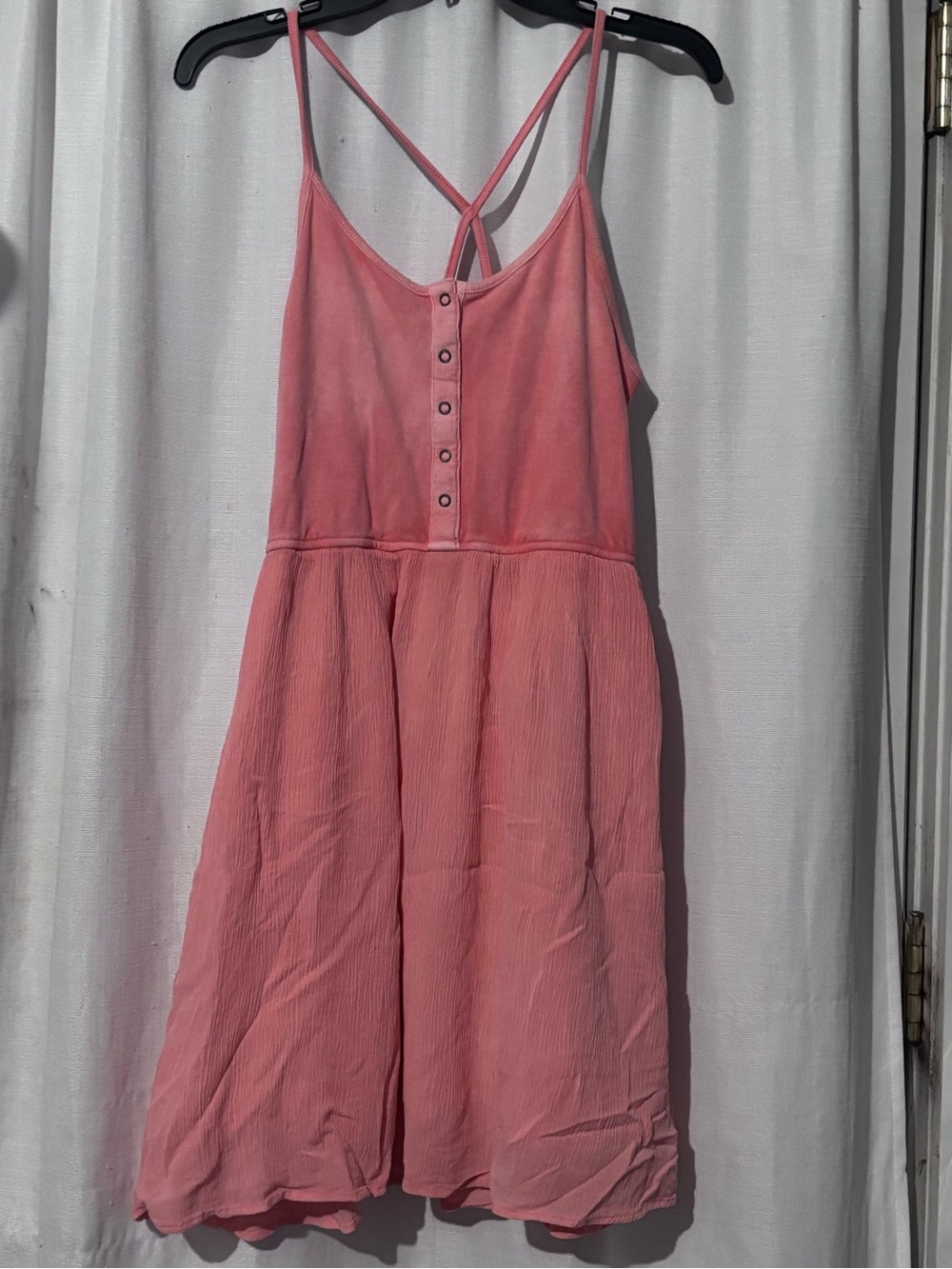 Mossimo Supply Co. Coral Strappy Sundress Large